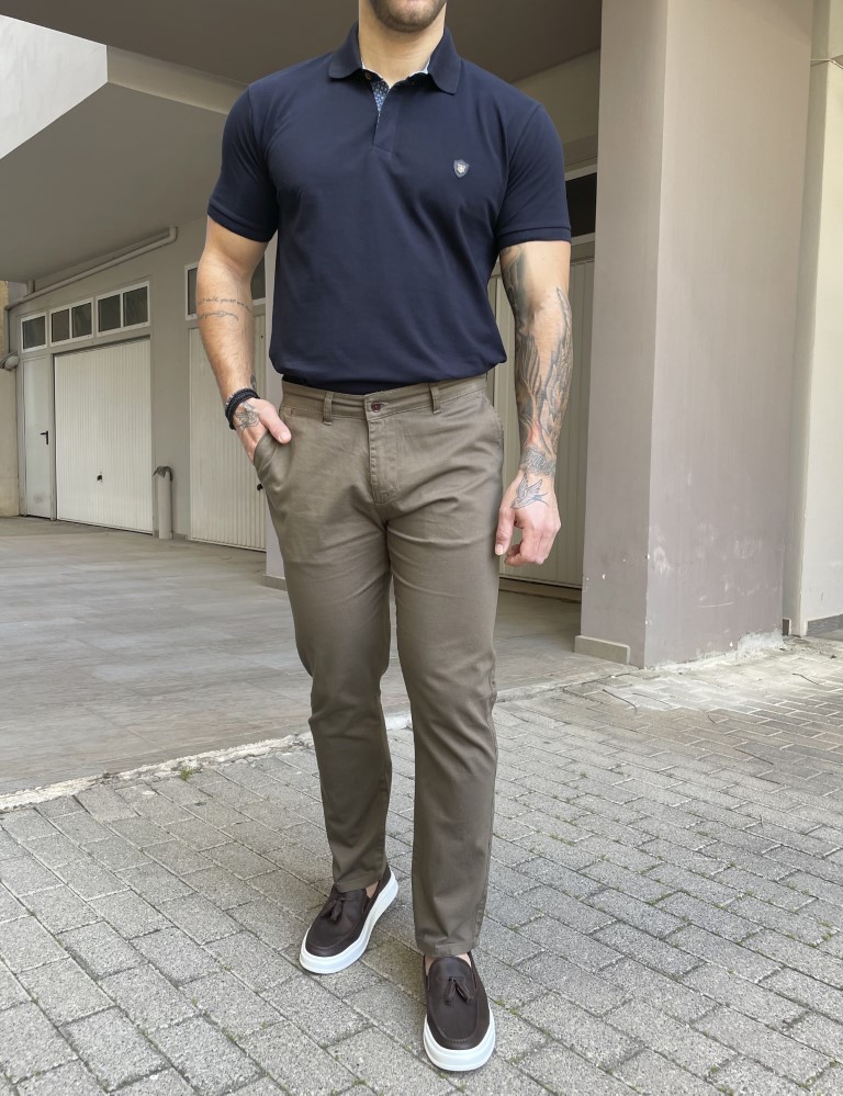 Dynamo ανδρικό πούρο παντελόνι υφασμάτινο Chinos M1315P φωτογραφία